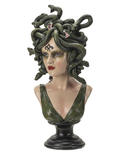 Medusa Statue mit LED Augen 38cm