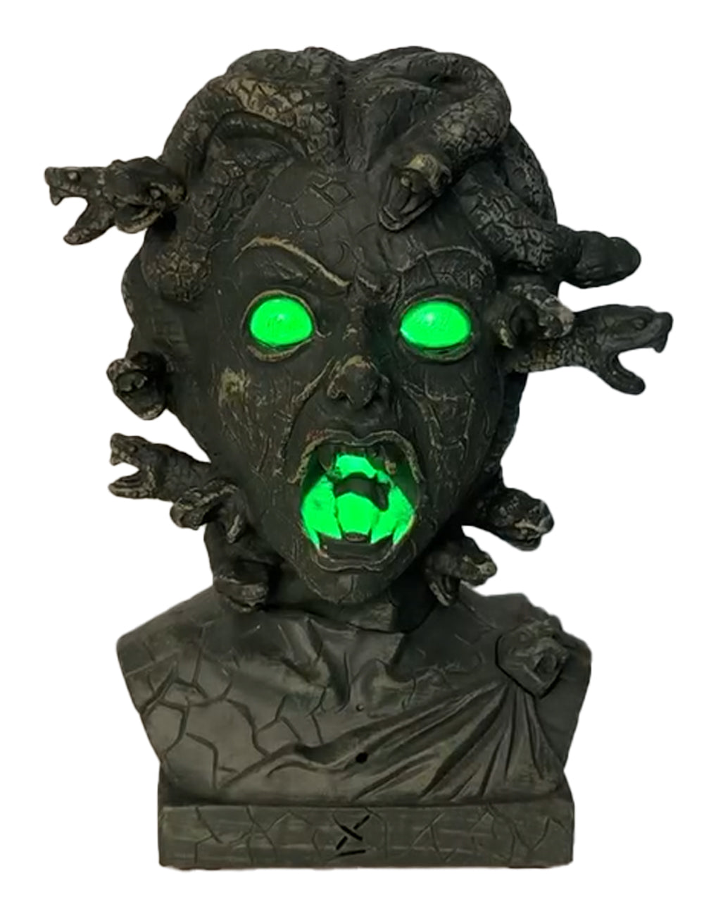 Medusa Snake Bust With Sound, Light & Movement 30cm