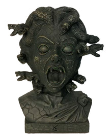 Medusa Schlangen Büste mit Sound, Licht & Bewegung 30cm