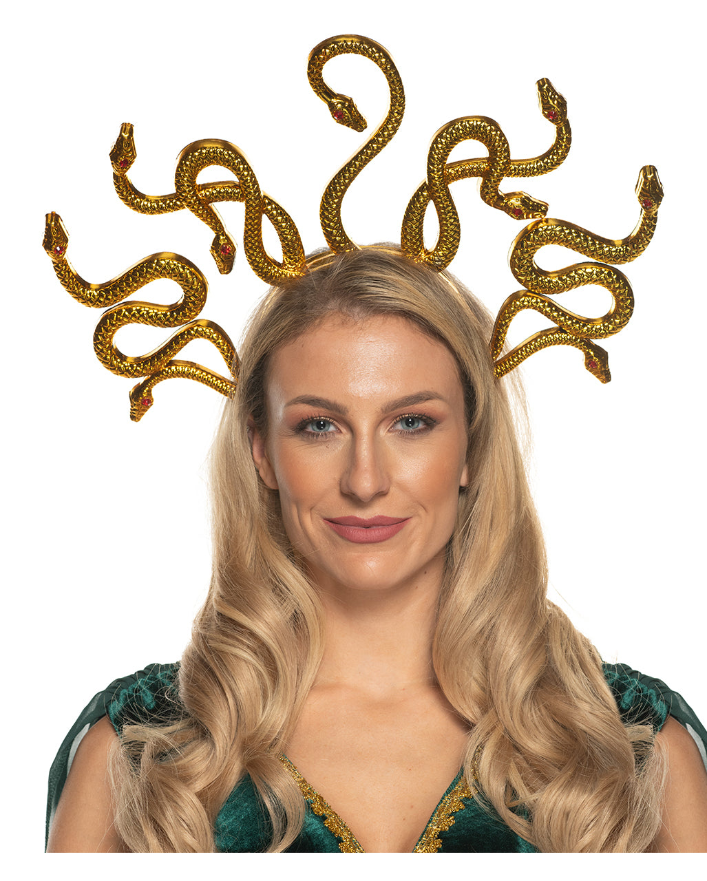 Goldener Medusa Schlangen Haarreif