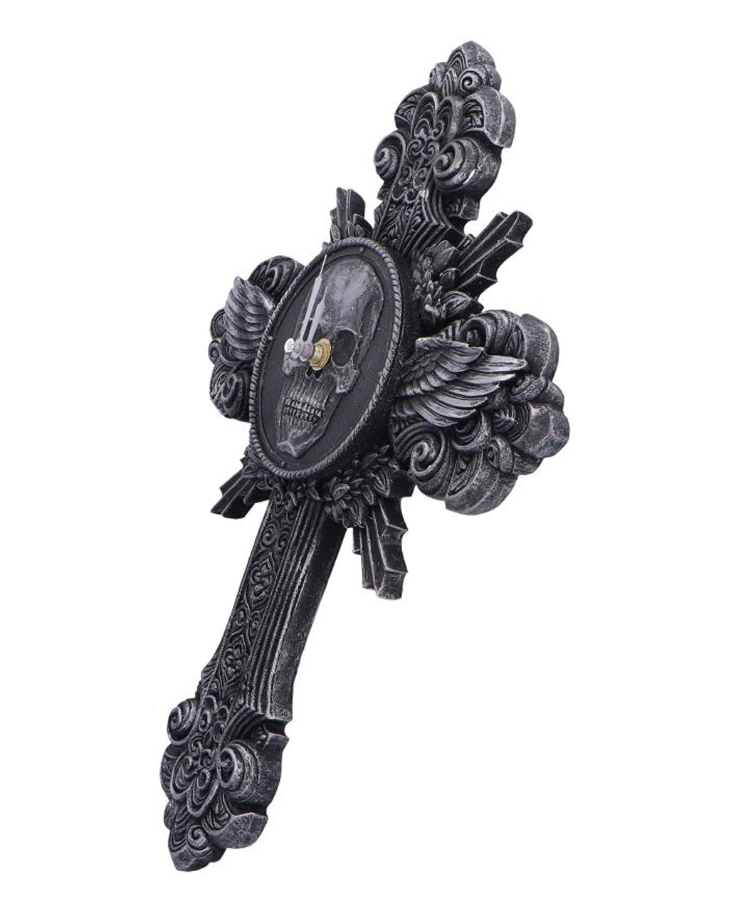Gothic Wanduhr Memento Horas 37,5cm