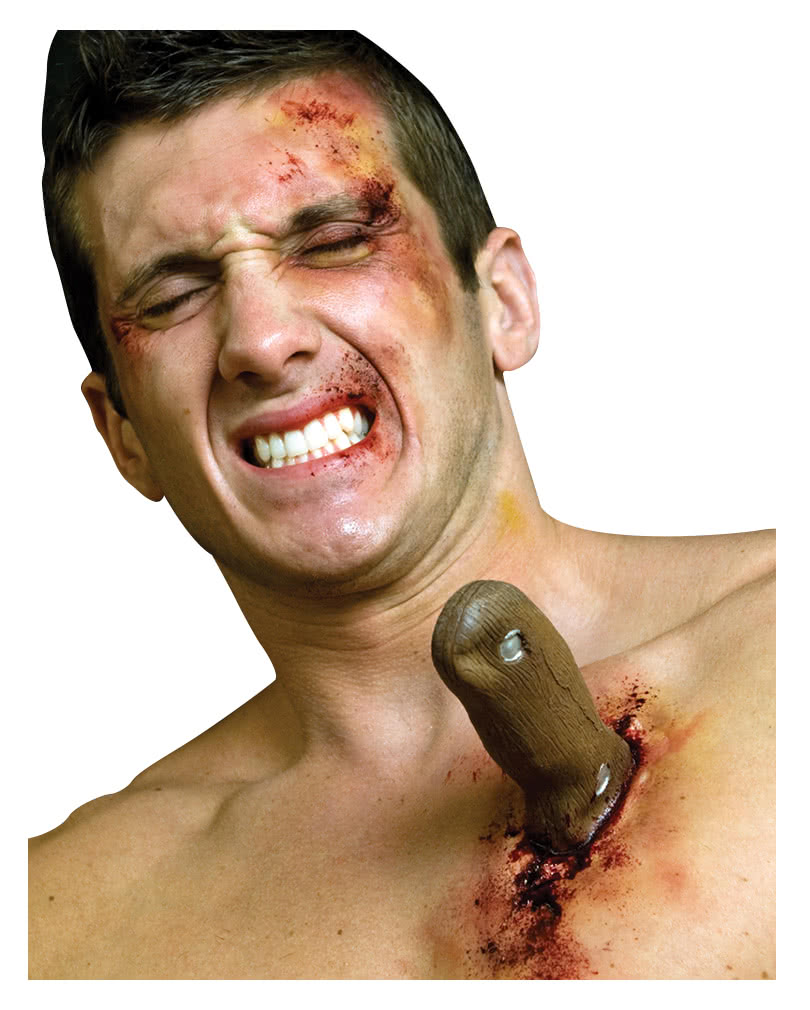Küchenmesser Latexwunde