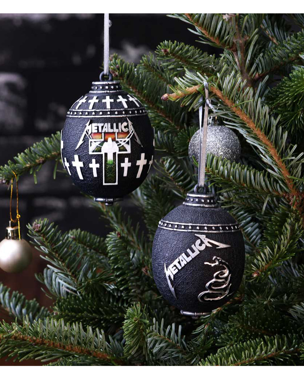 Metallica Black Album Christbaumkugel