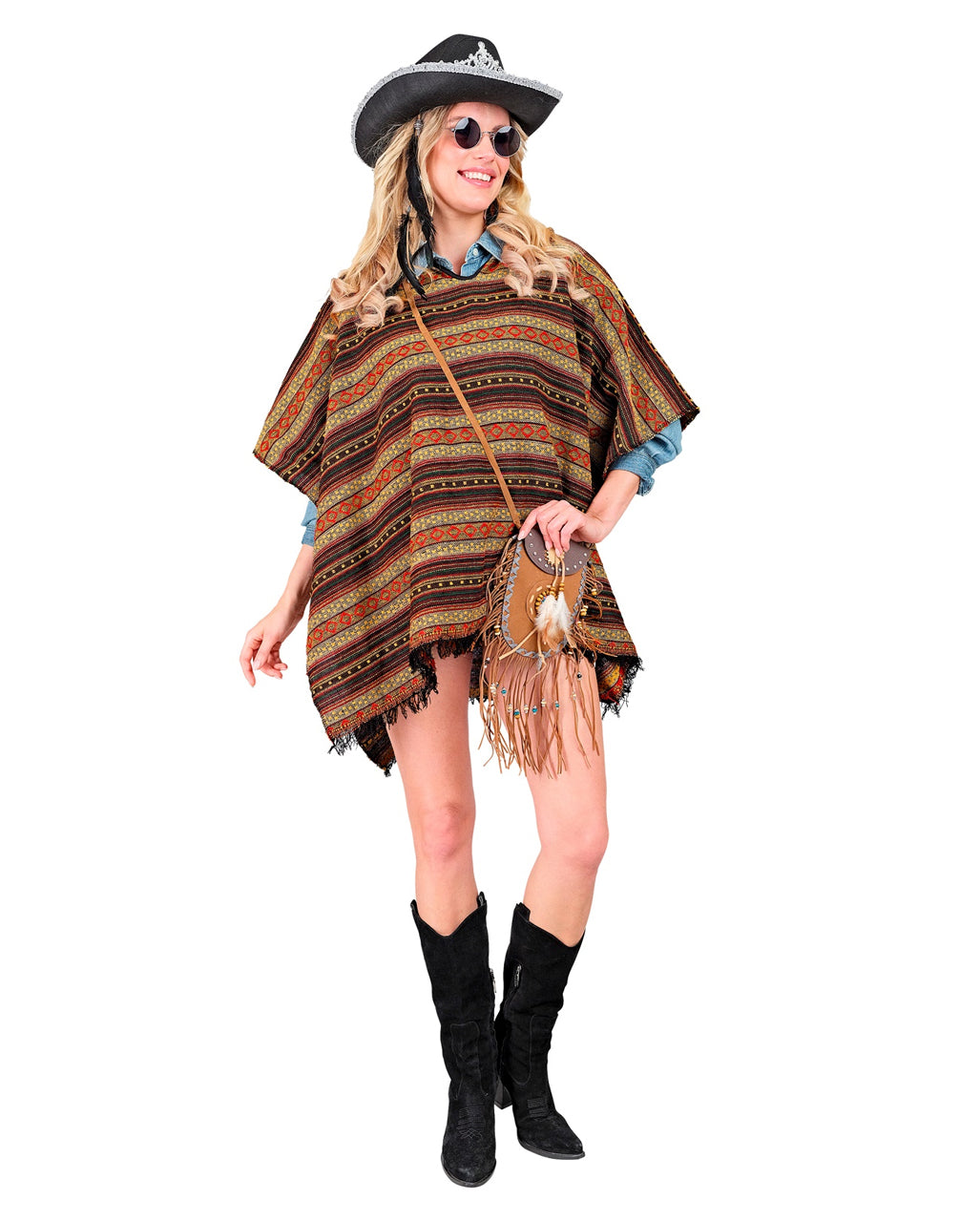 Mexikaner Poncho für Sie & Ihn
