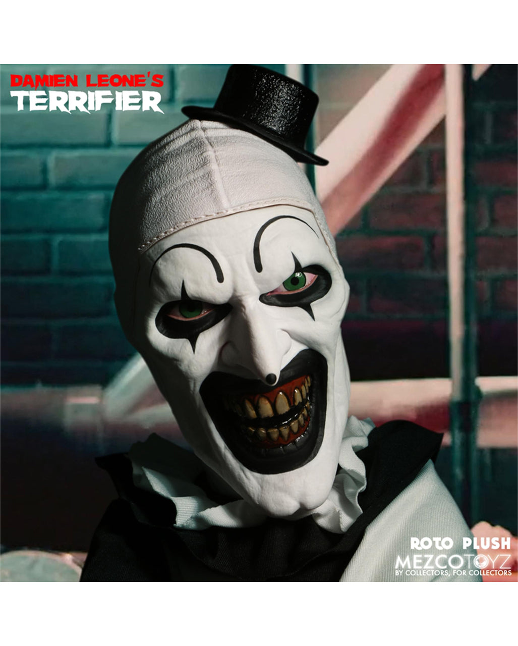 Mezco Terrifier Art The Clown Roto Plush 45cm Figur