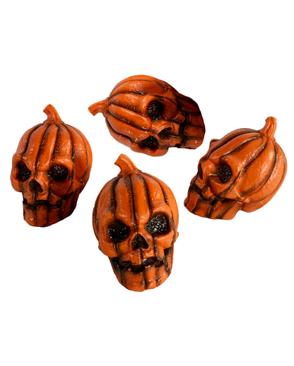 Mini Pompoenschedels Set Van 4