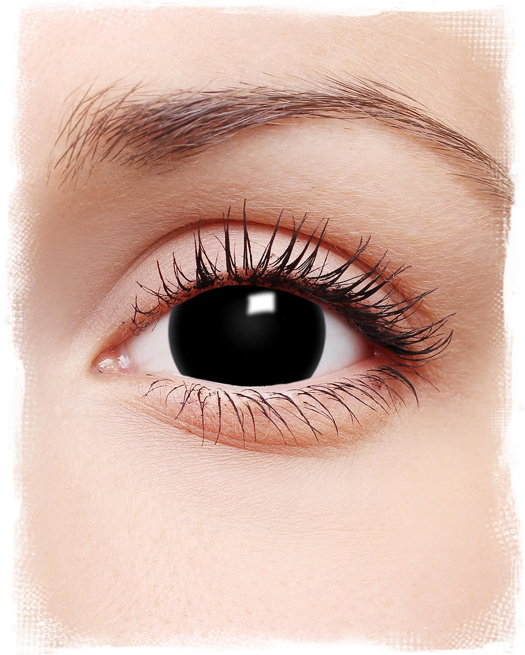 Schwarze Mini-Sclera Kontaktlinsen