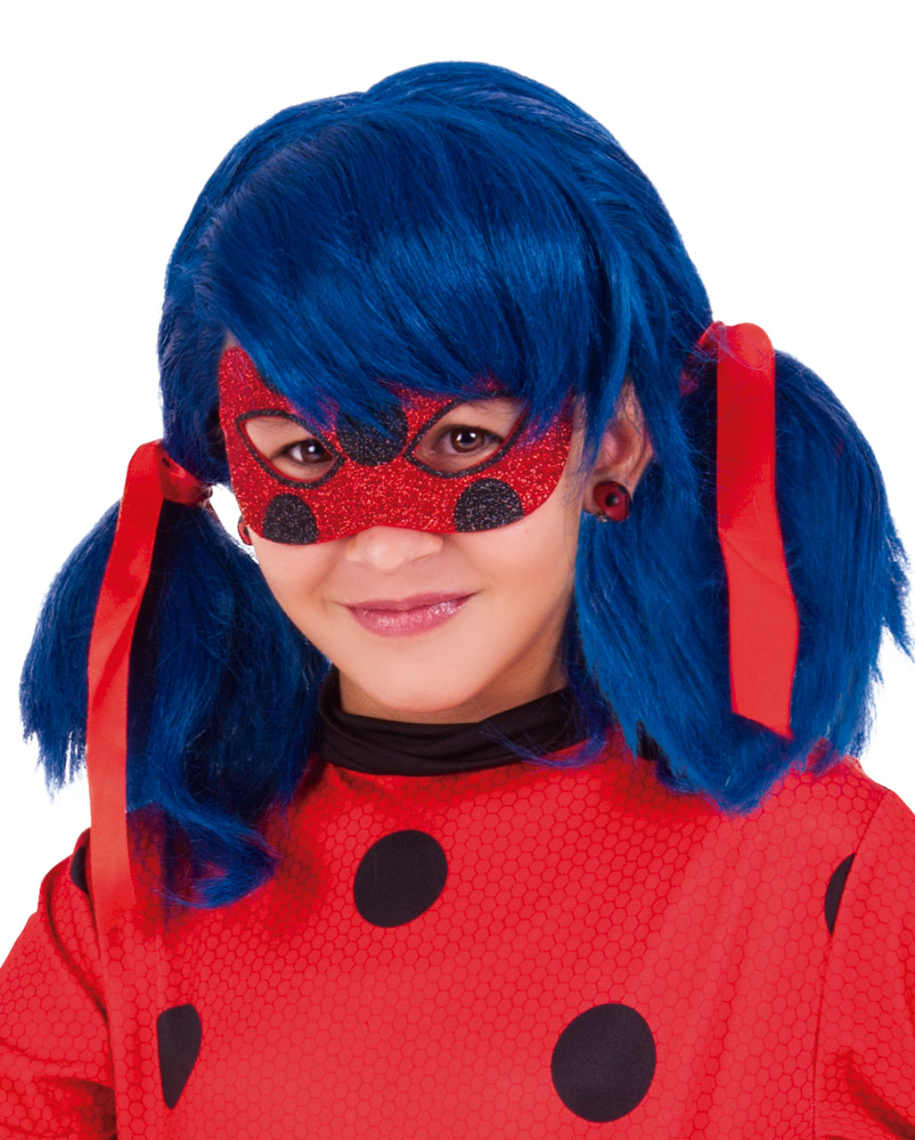Miraculous Ladybug Marienkäfer Glitzer Maske