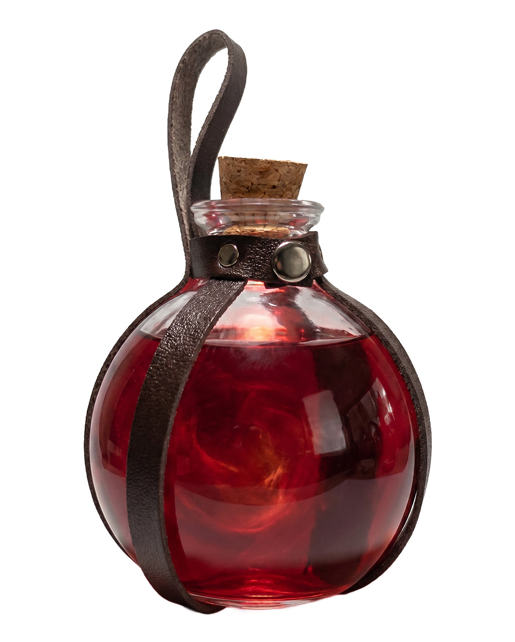 Mittelalterliche Zaubertrankflasche mit Gürtelschlaufe