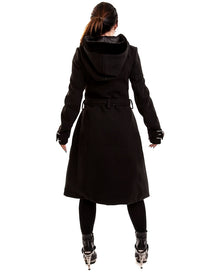 Gothic Mantel schwarz