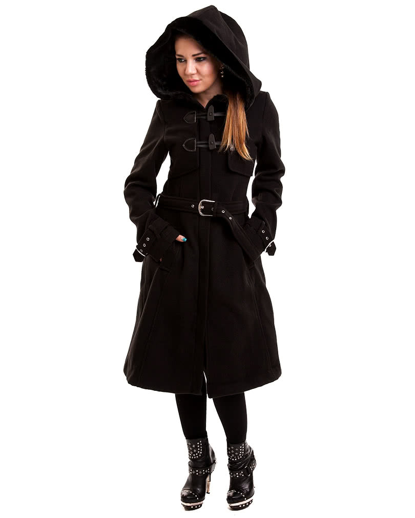 Gothic Mantel schwarz