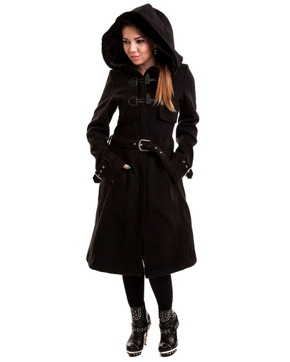 Gothic Mantel schwarz