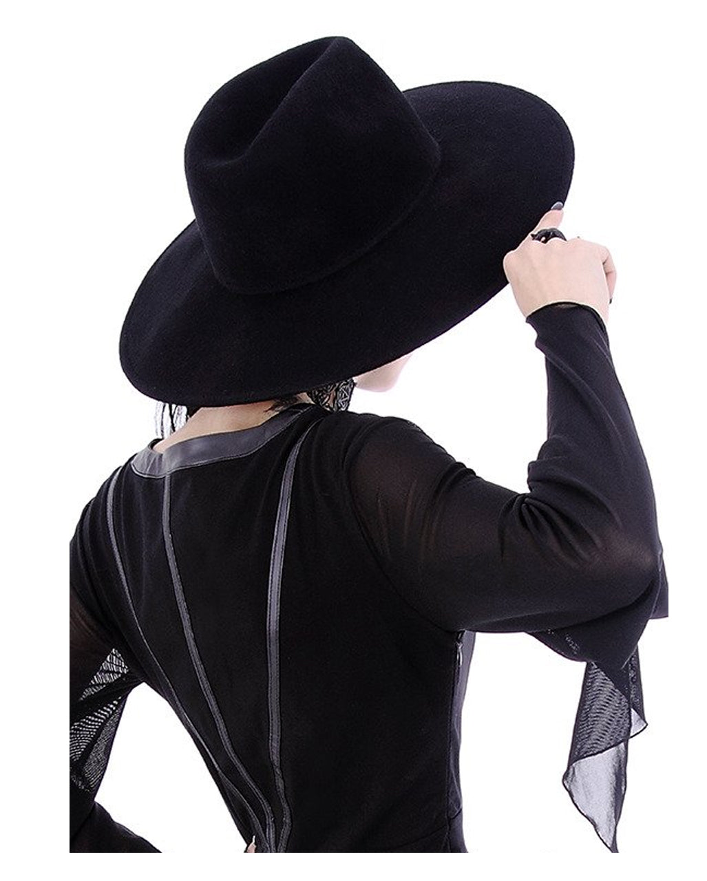Chapeau De Sorcière Moderne Style Fedora