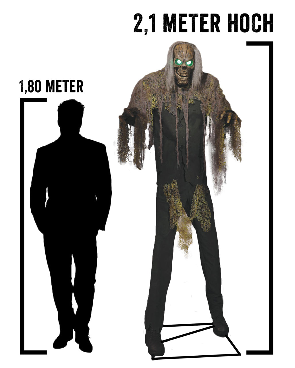 Modriger Ghoul Halloween Animatronic