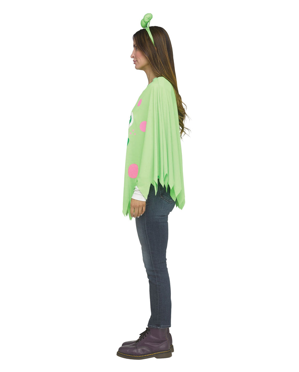 Monster Kostüm Poncho Grün