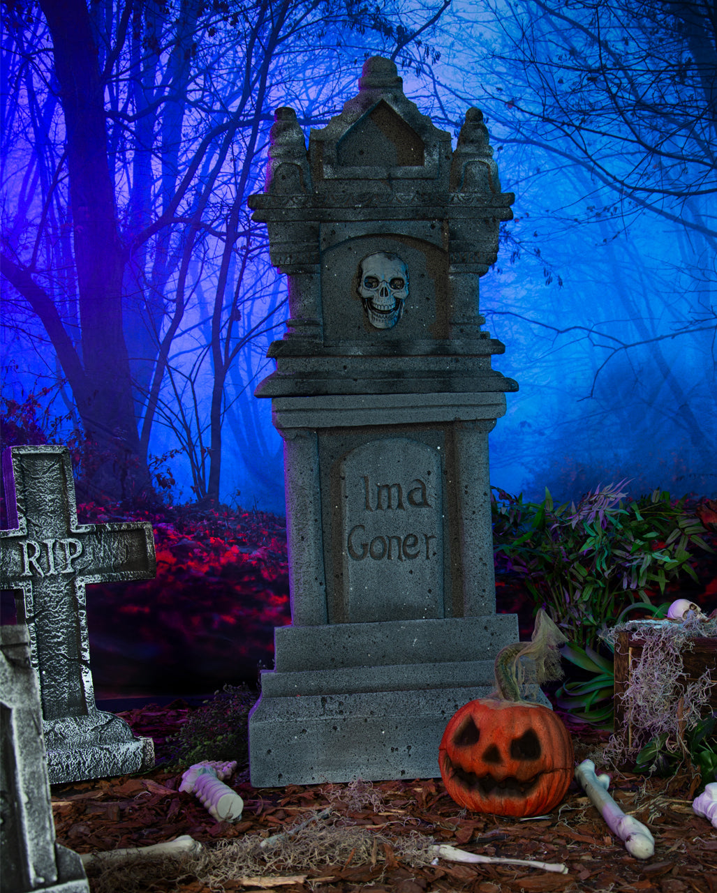 Monumentum Halloween Grabmal 2-tlg. 112cm