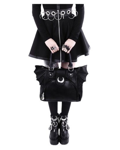 Moon Bag With Bat Wings