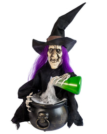 Morgatha the Potion Witch Halloween Animatronic 40cm