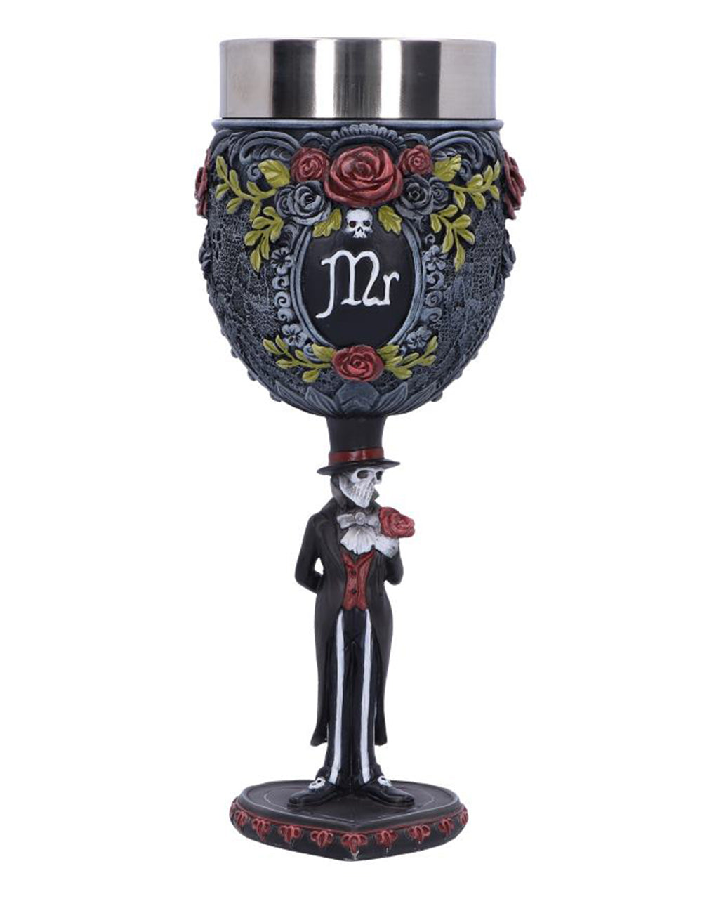 Mr Skelett Gothic Kelch 21 cm