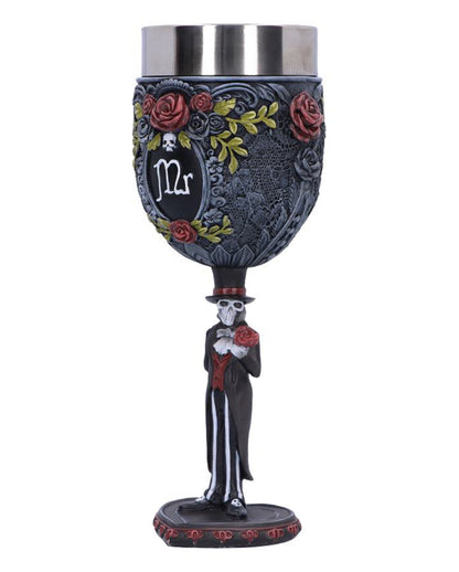 Mr Skelett Gothic Kelch 21 cm