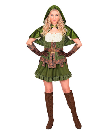 Mrs. Robin of Sherwood Damen Kostüm