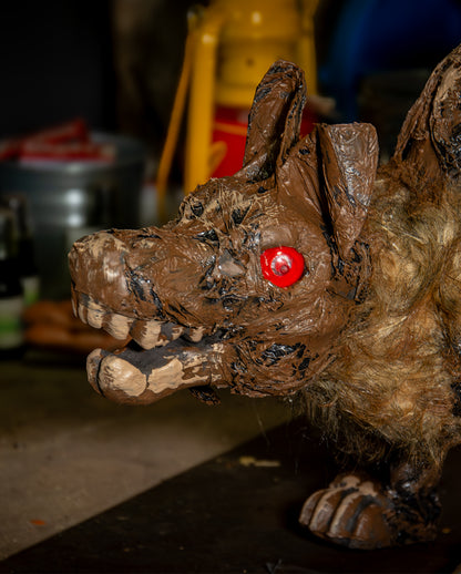 Mummified Dog Carcass From The Moor 51cm