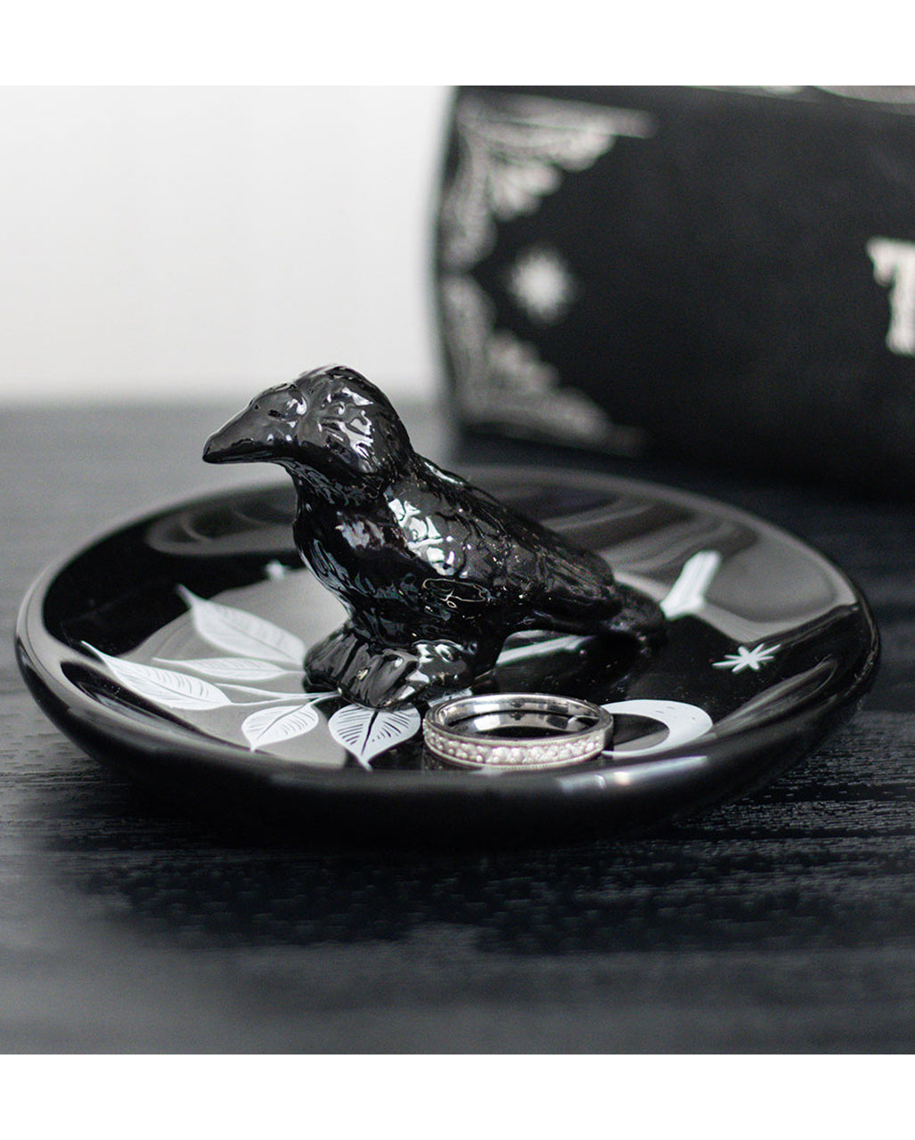 Piatto Per Gioielli Mystic Raven Ø 10 Cm