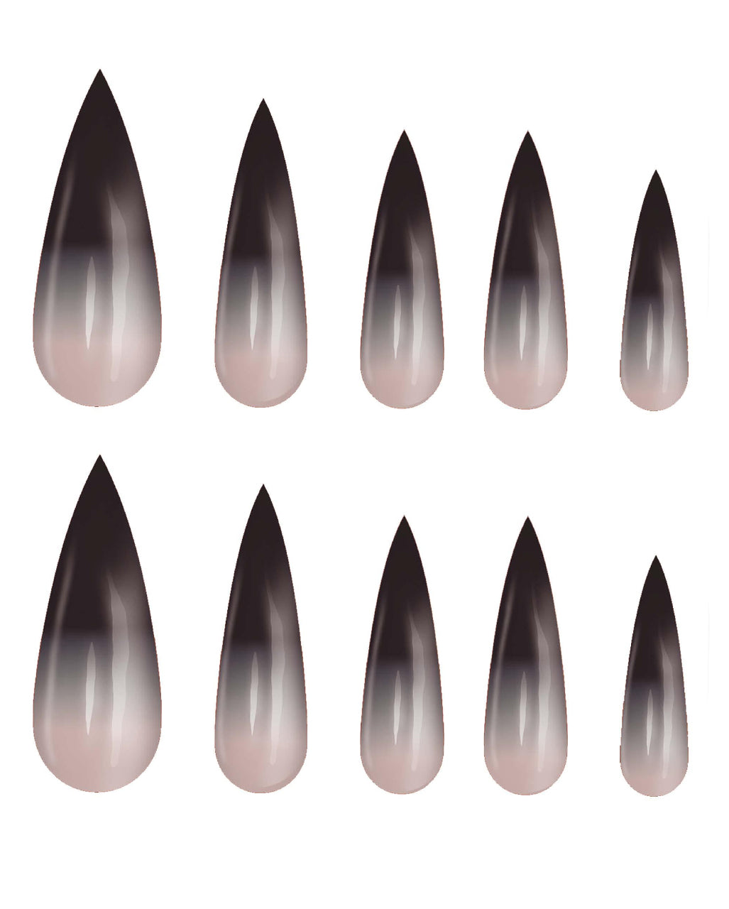 Mystische Gothic Fingernägel