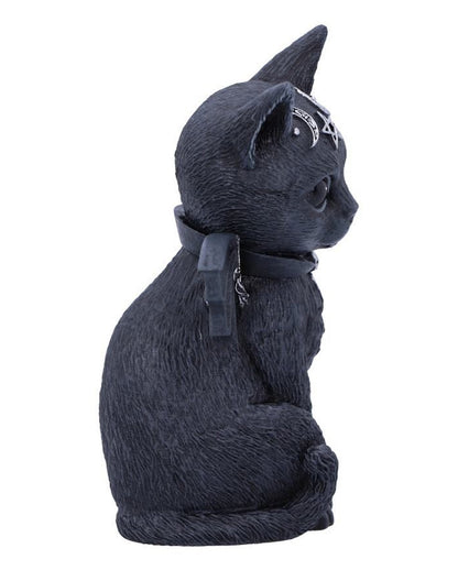 Mystische Katzenfigur mit Fledermaus Flügel
