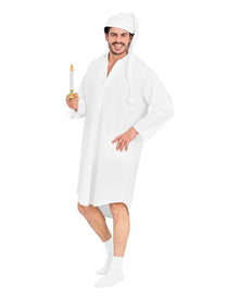 Nachthemd Kostüm mit Schlafmütze Unisex