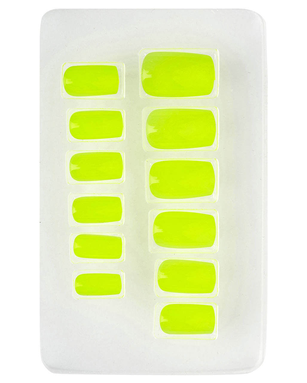Neon Airbrush Fingernails Neon Yellow