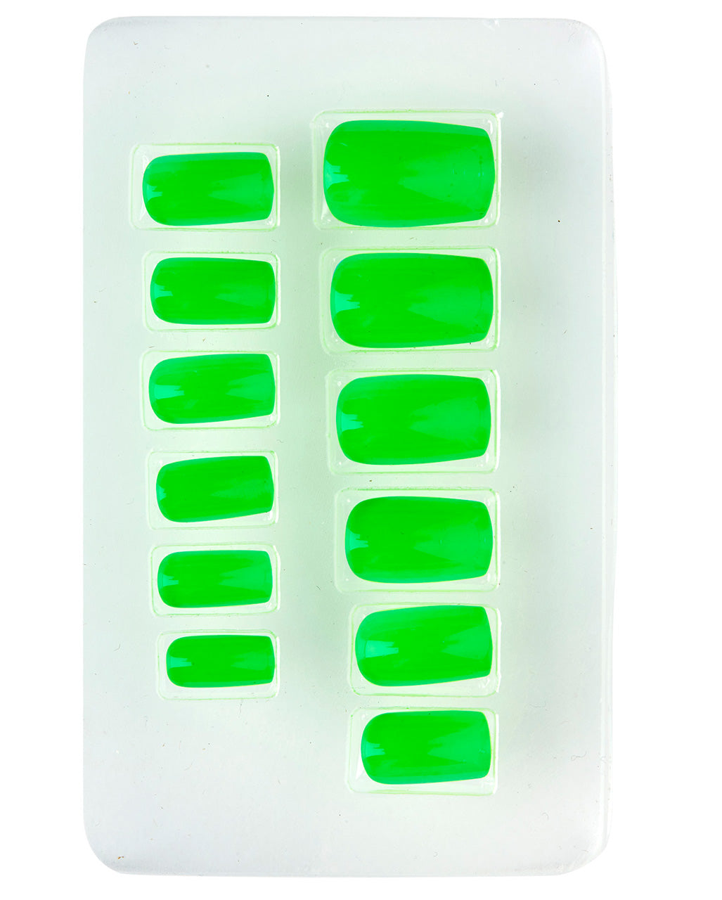 Neon Airbrush Fingernägel Neon Grün