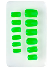 Neon Airbrush Fingernägel Neon Grün