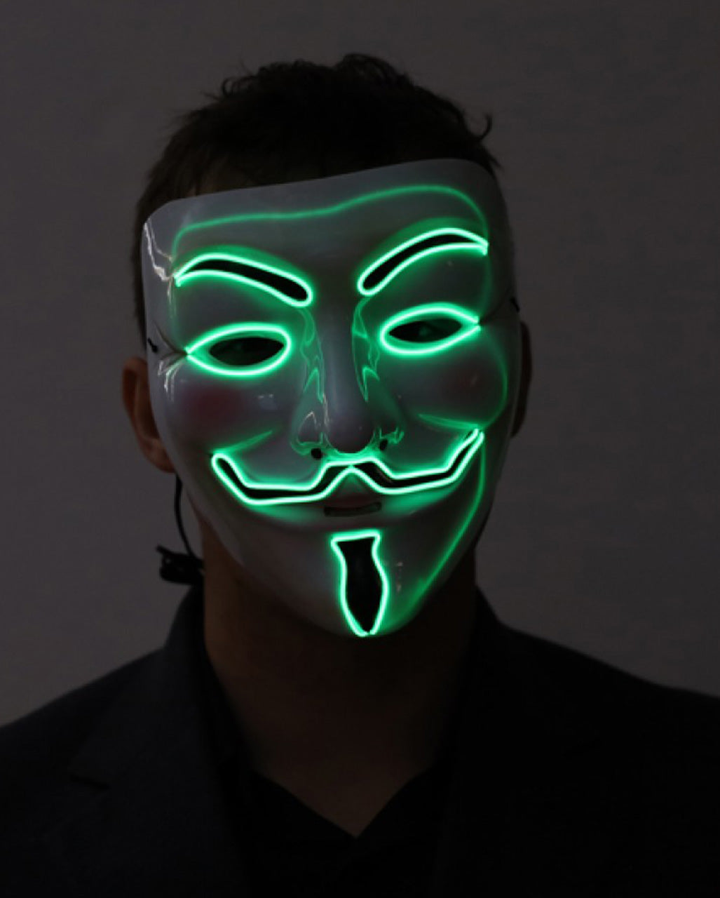 Beleuchtete Vendetta LED Maske