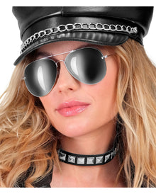 Cuello Negro Con Tachuelas
