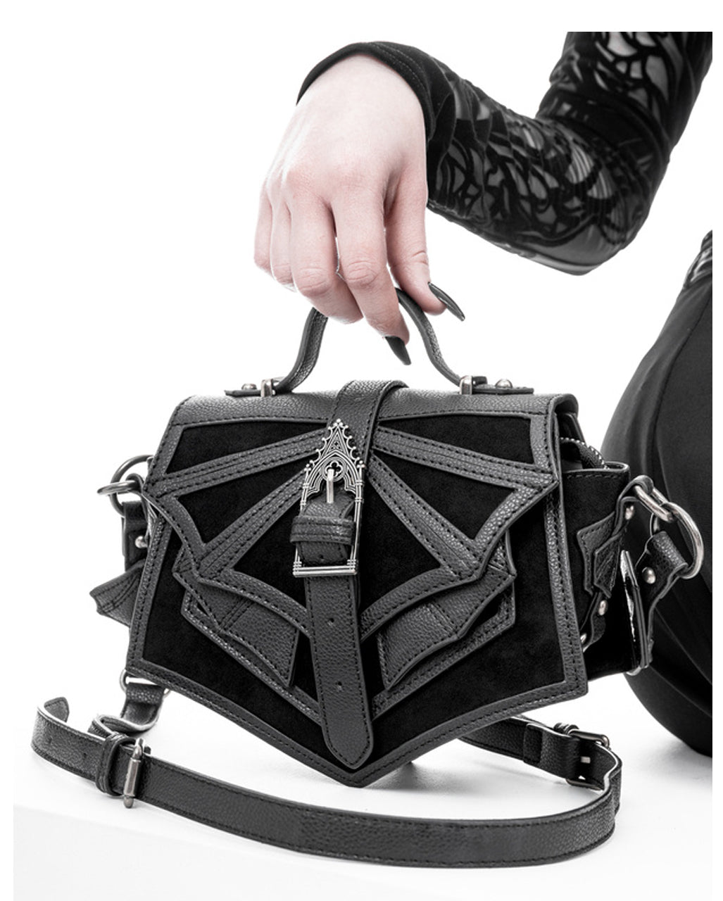 Night Creature Gothic Shoulder Bag
