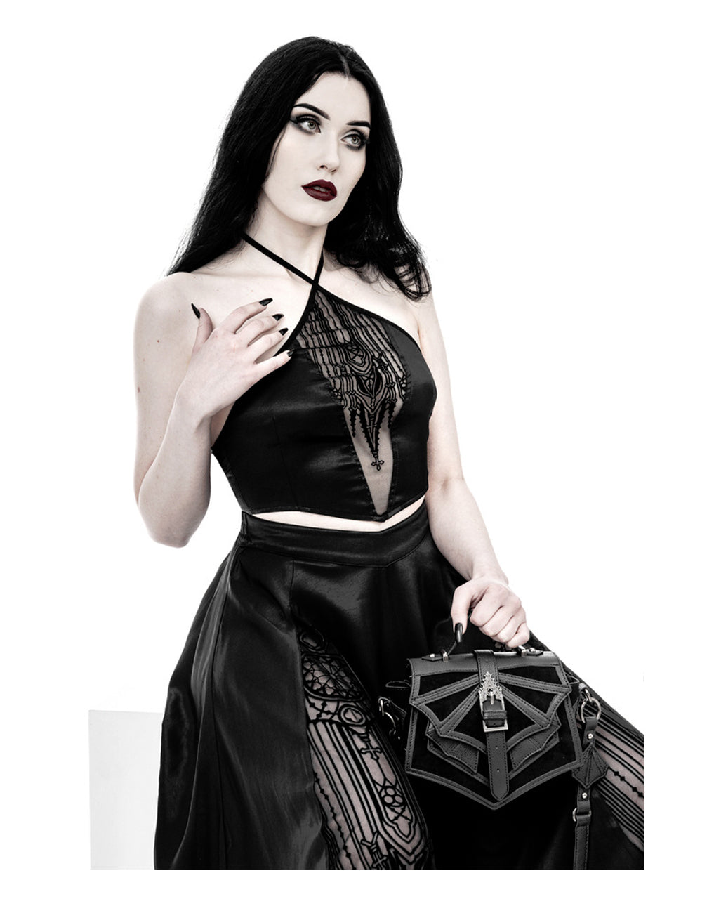 Night Creature Gothic Shoulder Bag