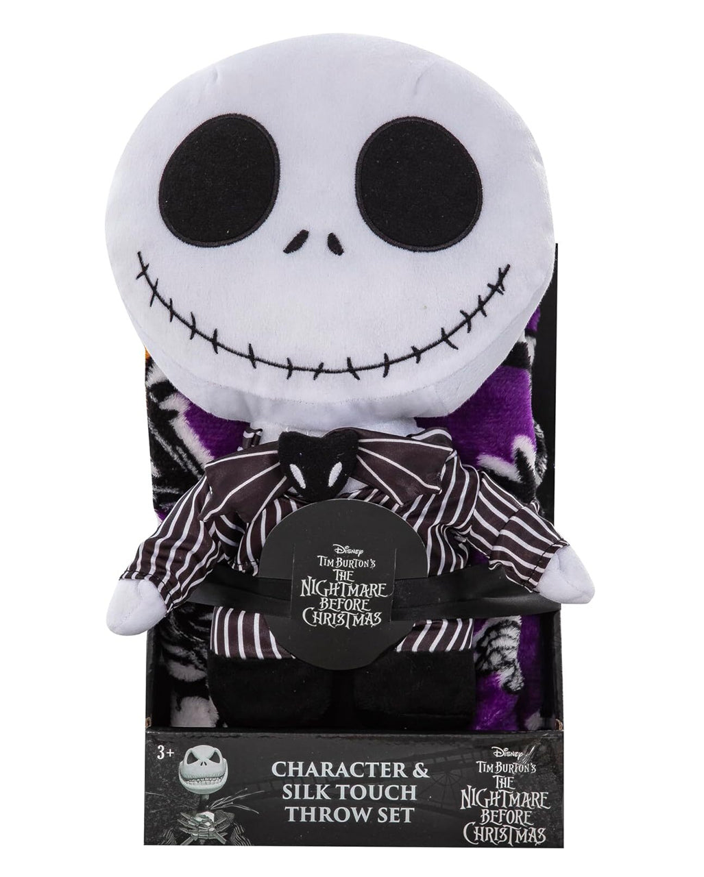 Nightmare Before Christmas Kuscheldecke Jack Smackdown 101x127cm