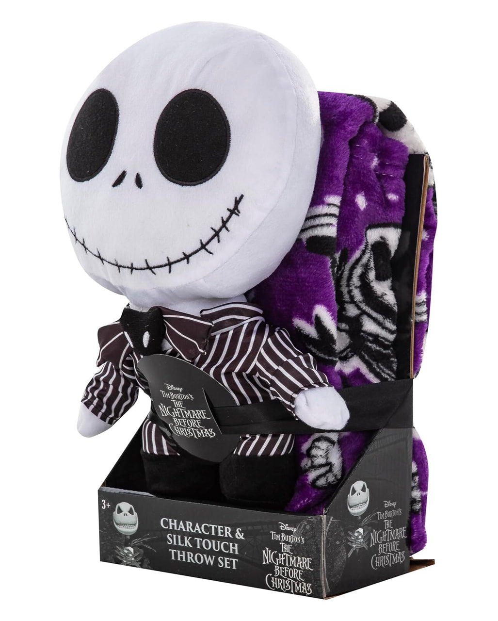 Nightmare Before Christmas Kuscheldecke Jack Smackdown 101x127cm