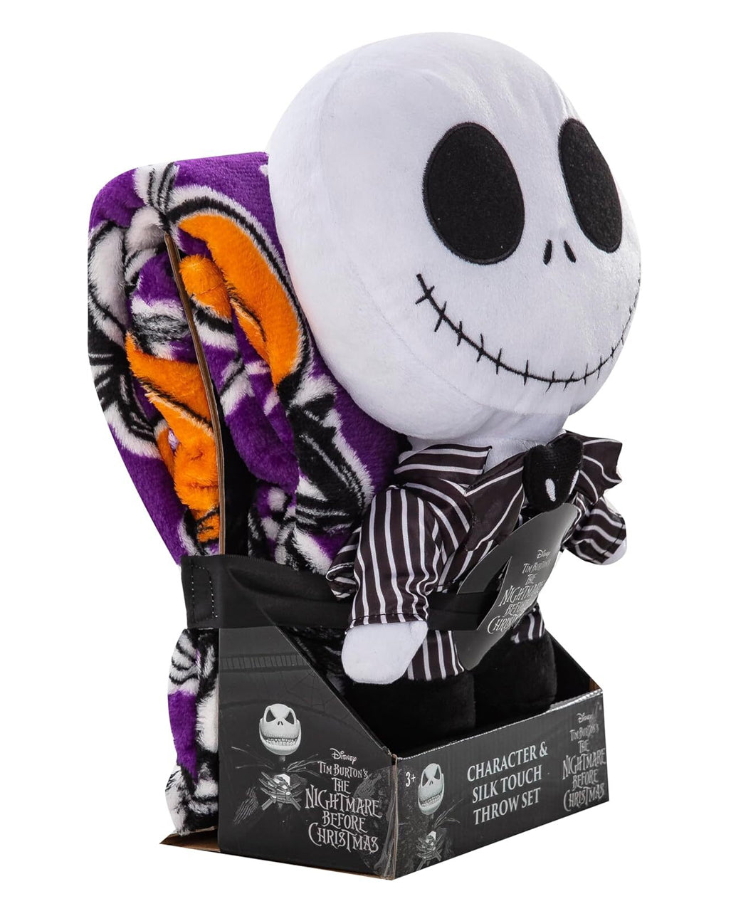 Nightmare Before Christmas Kuscheldecke Jack Smackdown 101x127cm