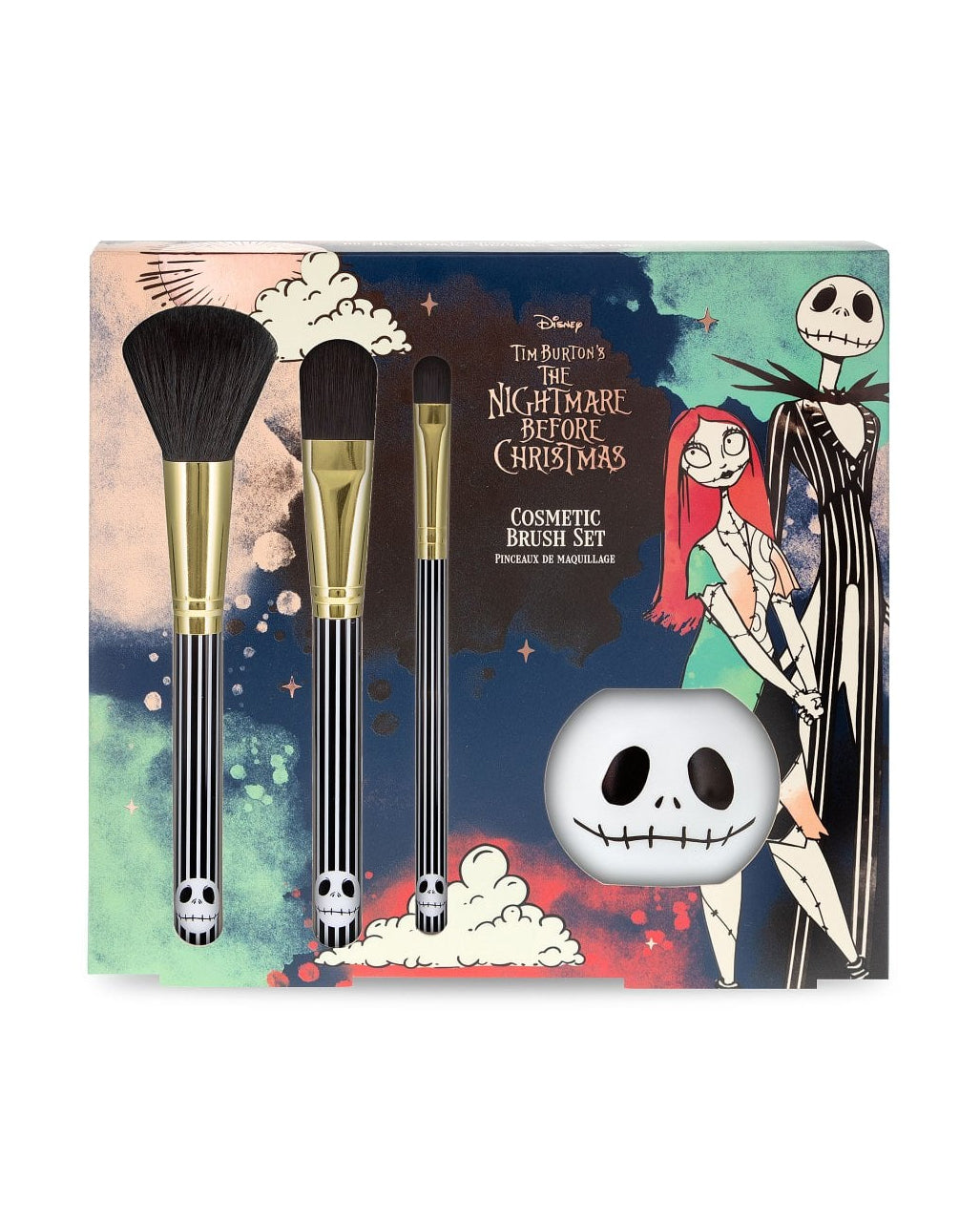 Nightmare Before Christmas Kosmetik Pinsel Set & Halter