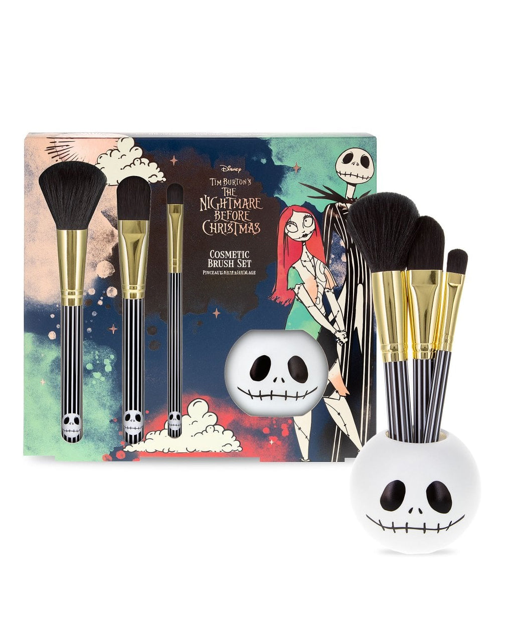 Nightmare Before Christmas Kosmetik Pinsel Set & Halter