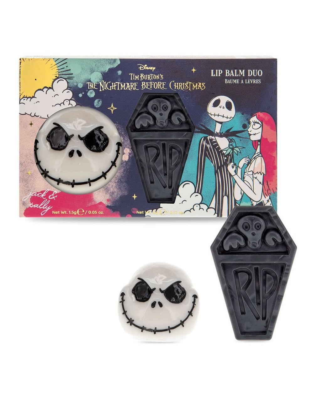 Nightmare Before Christmas Lippenbalsam Duo Jack & Sarg