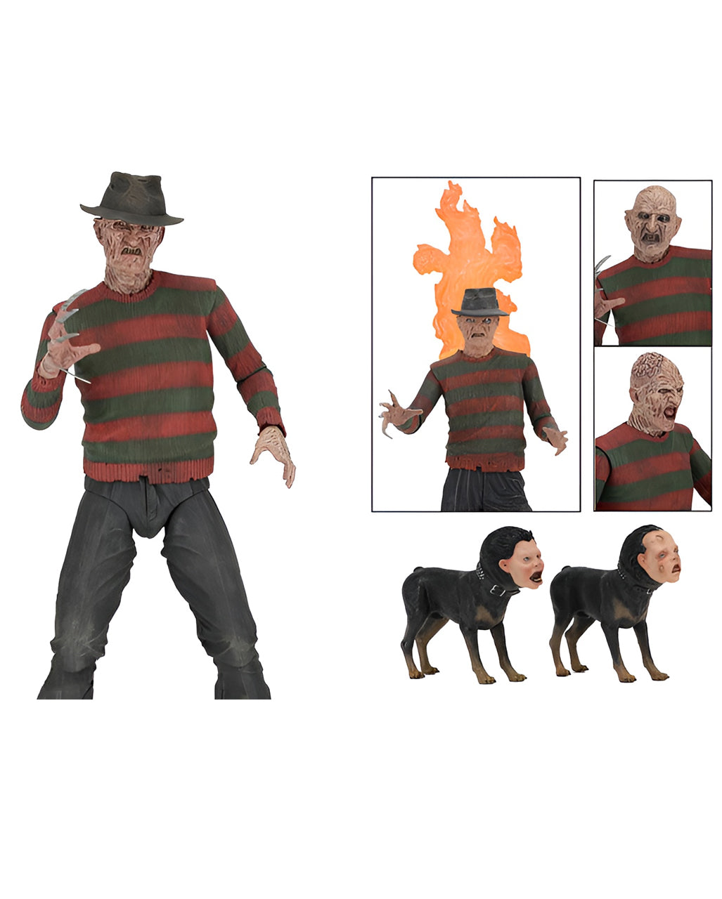 Freddy Krueger Actionfigur 18cm Nightmare On Elm Street Teil 2