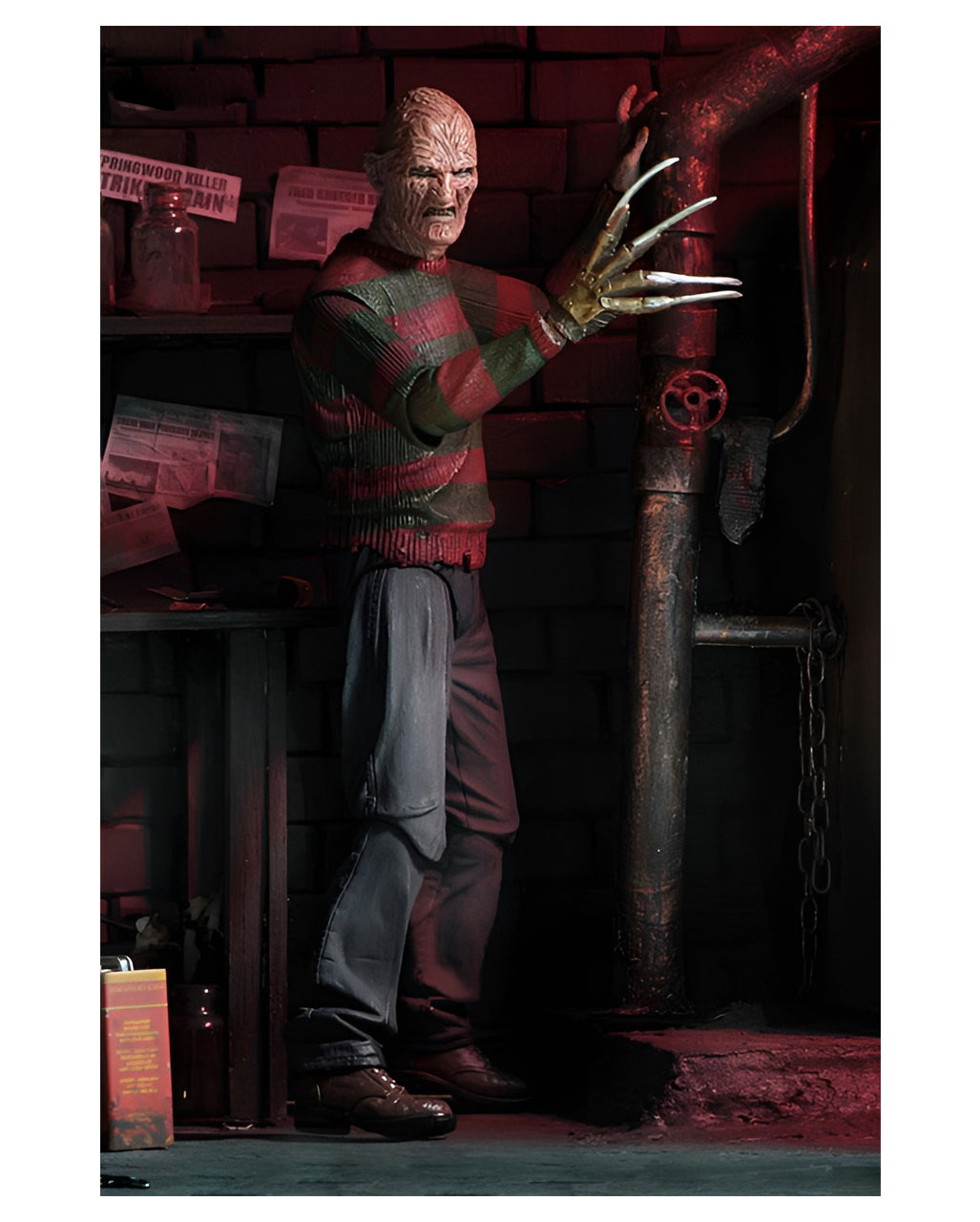 Freddy Krueger Actionfigur 18cm Nightmare On Elm Street Teil 2