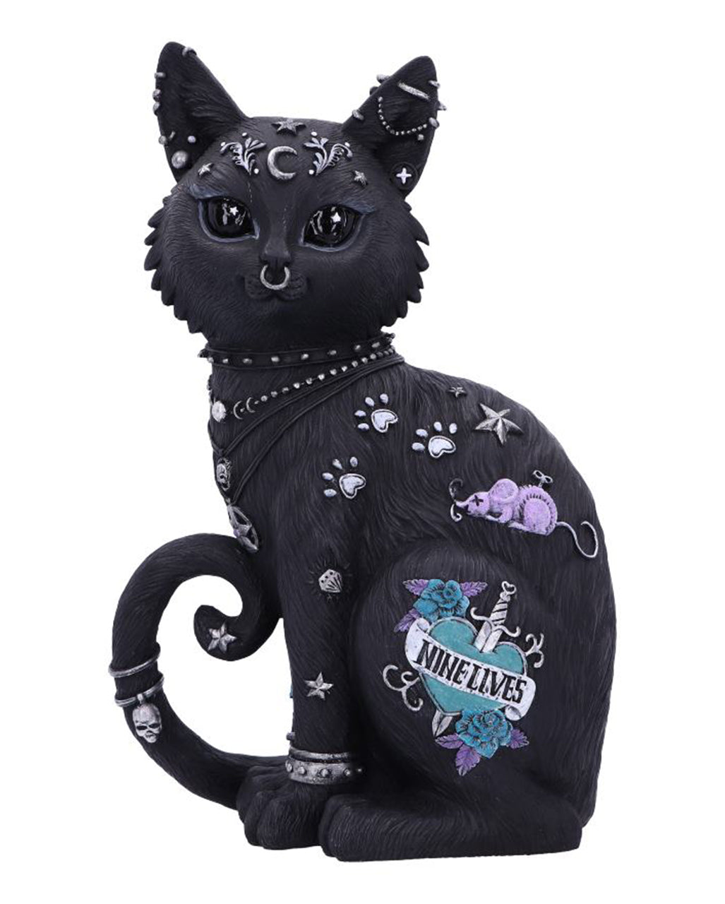 Nine Lives Cat Figurine 22cm