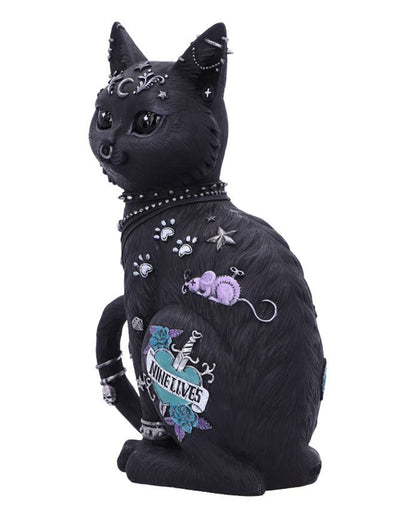 Nine Lives Cat Figurine 22cm