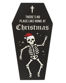 "No Place Like Home" Cryptmas Sarg Wandbild