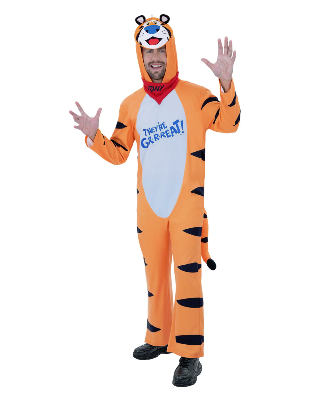 Offizielles Kelloggs Tony der Tiger Kostüm