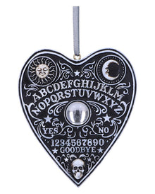 Hexenbrett Planchette als Hängeschmuck 8,5cm